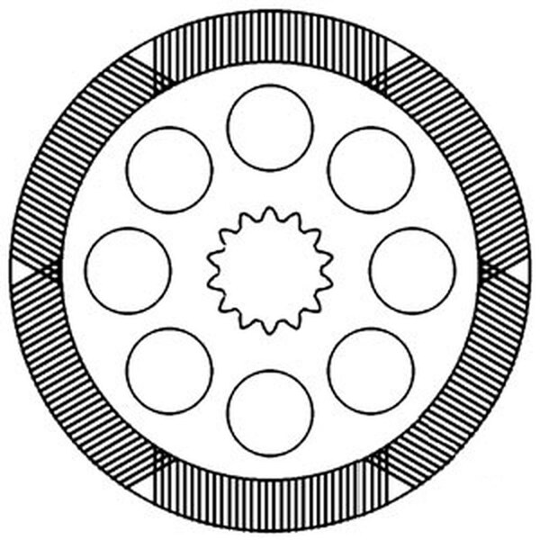 Aftermarket Brake Disc Fits Massey Ferguson Tractor 3070 3090 3095 3120 3386896M92 - main